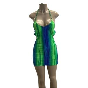 Indecent Proposal by Zuliana mini dress with cut out design and halter tie